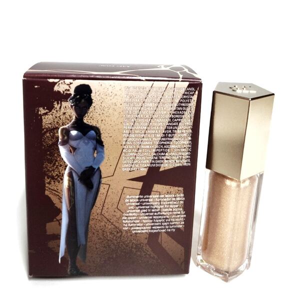 Fenty Arcane Gloss Bomb Universal Lip Luminizer Risky Rulin Shimmering Warm Gold - Picture 7 of 16